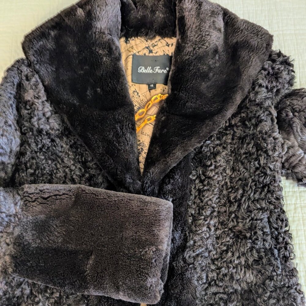 Vintage Belle Fare Faux Fur Jacket